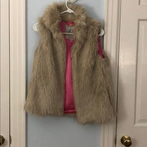 Milly faux fur vest